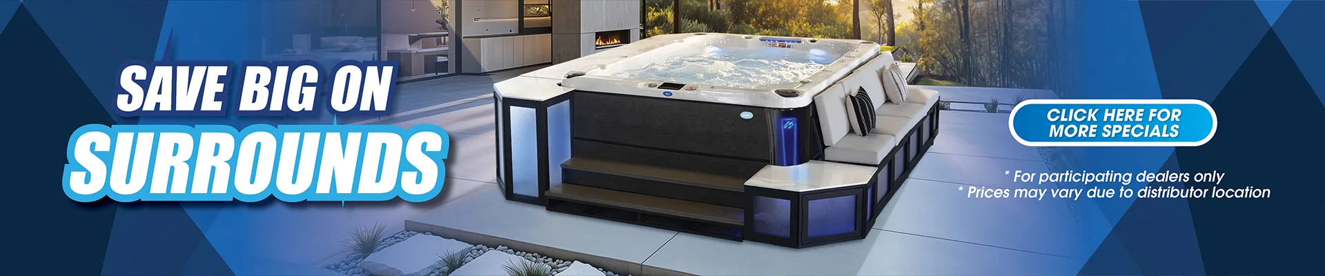 Calspas hot tub being used in a family setting - Farmingdale